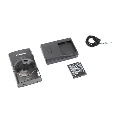 Canon Canon PowerShot ELPH 360 HS A Digital Camera, Black