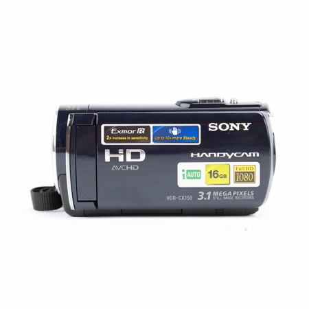 USED Sony 16GB HDR-CX150 Full HD Flash Memory Camcorder (Blue)