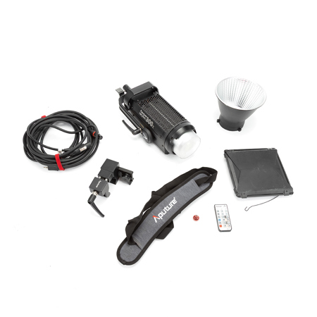 Aputure Light Storm LS 300X Beyond Bi-Color LED Light Kit, Includes Control Box with V-Mount Battery Plate
