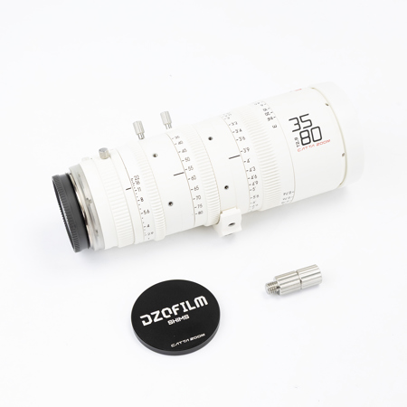 DZOFILM Catta 35-80mm T2.9 Cine Lens for Sony E, White
