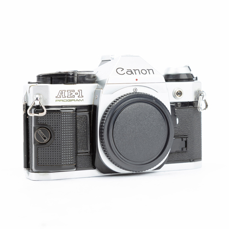 Canon AE-1P Program 35mm SLR Manual Focus Camera Body, Chrome
