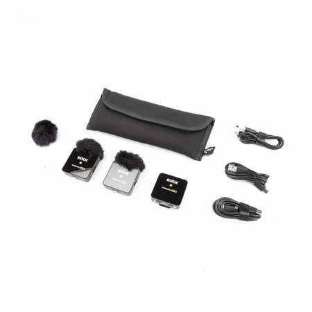 Rode Microphones Wireless GO II Compact Microphone System with 2x Transmitters and 1x Receiver