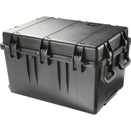 Pelican iM3075 Case with Wheels, Watertight, Padlockable Case, No Foam or Divider Interior, Black