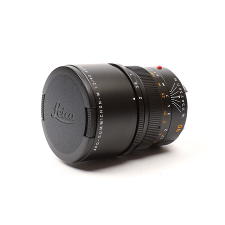 Leica 90mm f/2.0 APO SUMMICRON-M Aspherical, Manual Focus (6-Bit Coded) Lens for M System - Black