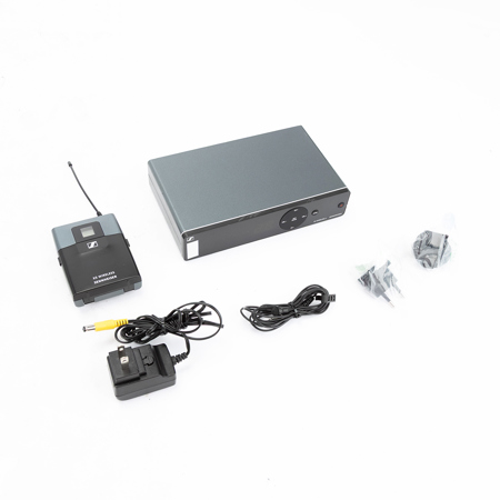 Sennheiser XSW 1-ME2-A Wireless Presentation Set, SK-XSW Transmitter, ME2-2 Omnidirectional Lapel Mic with Updated Clip, EM-XSW 1 Diversity Receiver, Frequency Band A: 548-572MHz