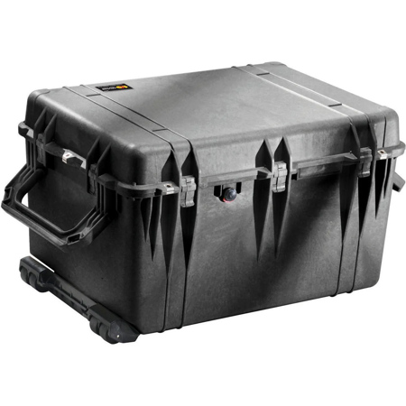 Pelican 1660 Watertight Hard Case with Wheels, without Foam - Charcoal Black