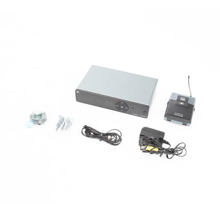 Sennheiser XSW 1-ME2-A Wireless Presentation Set, SK-XSW Transmitter, ME2-2 Omnidirectional Lapel Mic with Updated Clip, EM-XSW 1 Diversity Receiver, Frequency Band A: 548-572MHz