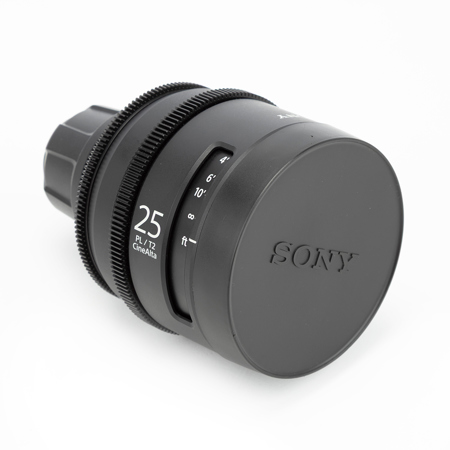 Sony 25mm PL / T2 CineAlta 4K Prime Lens - PL Mount (SCL-P25T20/F)