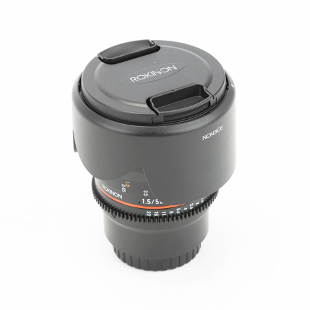 Rokinon 50mm T1.5 Cine DS Lens for Micro Four Thirds, 6 Groups/9 Elements, 1.5' Minimum Focussing Distance