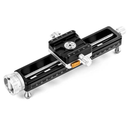 NiSi NM-200S Quick Adjustment Macro Focusing Rail with 360 Degree Rotating Clamp