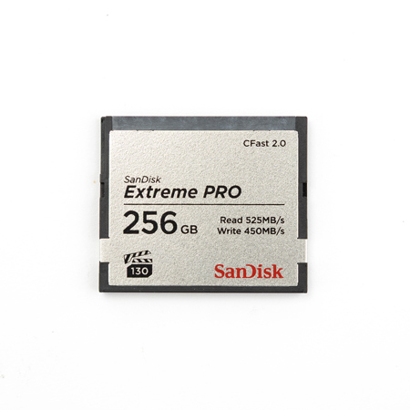 SanDisk Extreme PRO 256GB CFast 2.0 Memory Card, Up to 525MB/s Read, Up to 445MB/s Write Speed