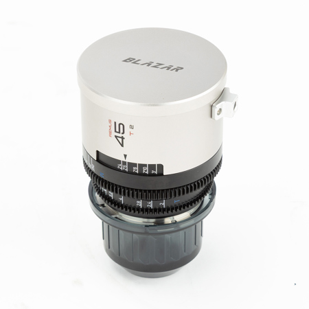 BLAZAR LENS Remus 45mm T2.0 1.5x Anamorphic Cine Lens for PL Mount Blue Flare