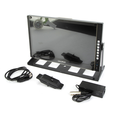 Lilliput Q17 17.3" 16:9 Full HD HDR Broadcast Studio Monitor with V-Mount Battery Plate, Built-In Speakers, Supports 12G-SDI/HDMI