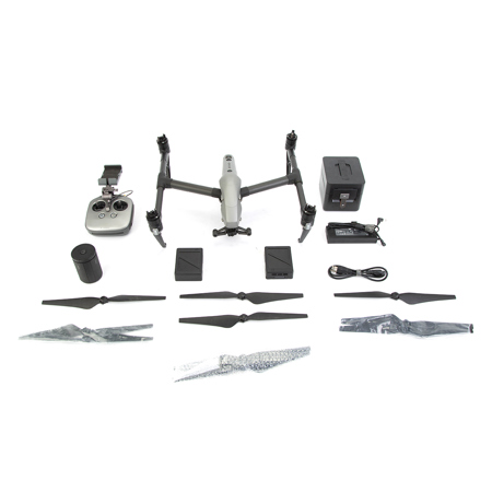 DJI Inspire 2.0 Quadcopter Combo, Includes Zenmuse X5S Camera Gimbal, Remote Controller, CinemaDNG and Apple ProRes License Key (Pre-Installed)