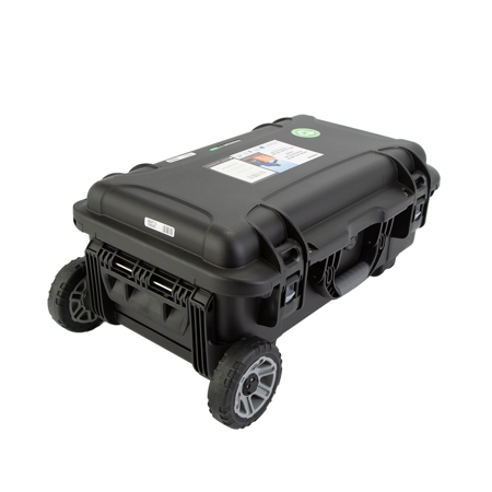 Nanuk 935 Wheeled Eco-Friendly Waterproof Hard Case with Heavy-Duty Wheels, Mesh Lid Organizer and N-Cubik Inserts, Black