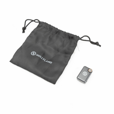 Hollyland LARK M2S Camera Version Microphone Receiver, Space Gray
