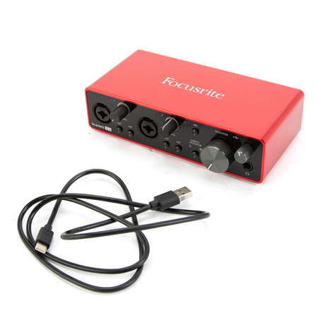 Focusrite Scarlett 2i2 2x2 USB Audio Interface (3rd Generation)