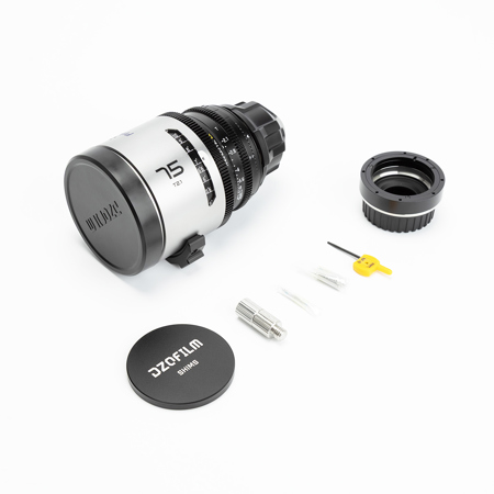 DZOFILM PAVO 2x Anamorphic Prime Lens for PL/EF Mount, Blue Coating 75mm T2.1
