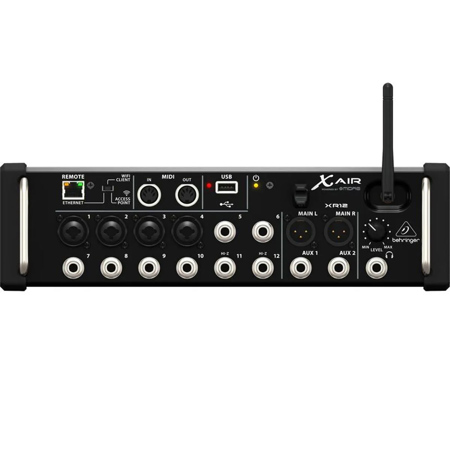 Behringer X Air XR12 12-Input Digital Mixer with 4 Programmable MIDAS Preamps for iPad/Android Tablets