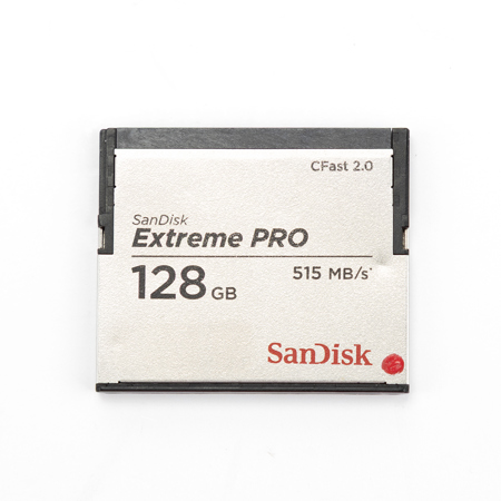 USED SanDisk 128GB ExtremePRO CFast 2.0 Memory Card, 515MB/s Read