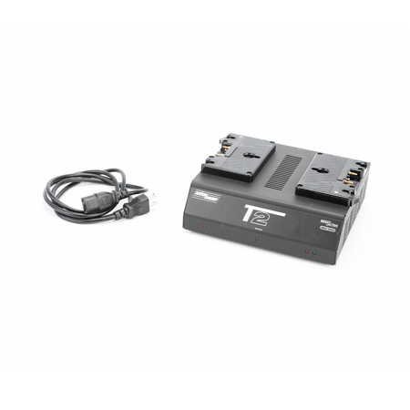 Anton Bauer T2, Two-position, Simultaneous InterActive Battery Charger, 70-watt Camera Output
