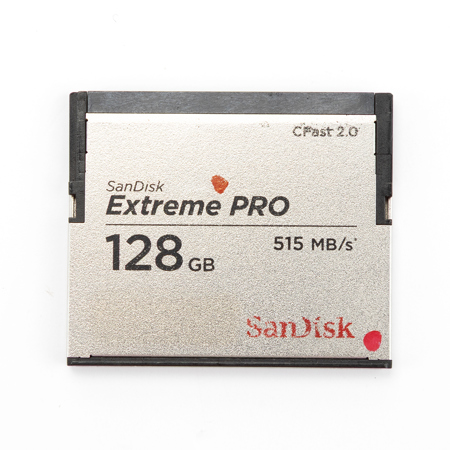 USED SanDisk 128GB ExtremePRO CFast 2.0 Memory Card, 515MB/s Read