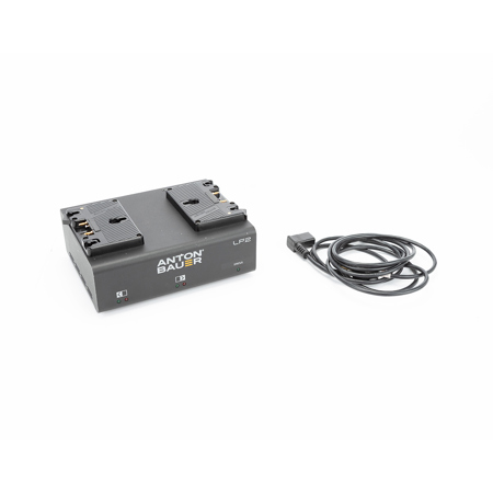 Anton Bauer LP2 Low Profile Dual Gold Mount Priority-Based Simultaneous 2-Position Battery PowerCharger with LED Display
