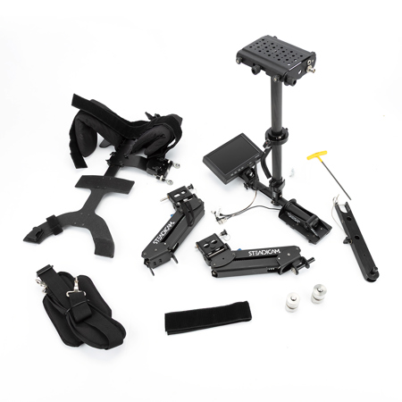 Steadicam Pilot-AB, Lightweight Stabilizer System with Sled, Vest, Arm, & Anton Bauer Style Battery Mount, 5.8" LCD, Supports 2 - 10 lbs.