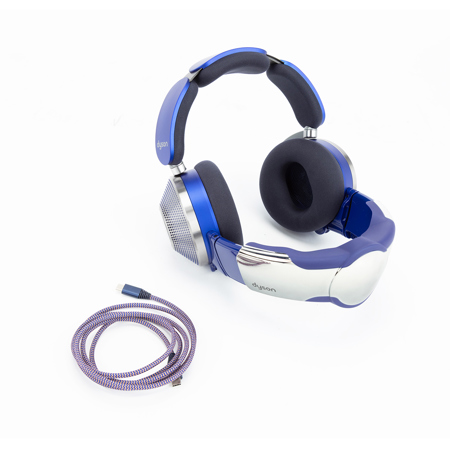 Dyson Zone WP01 Headphone, Air Purification, Advanced Noise Cancellation, Touch & Voice Control, Built-in Accelerometer, Beamforming & Noise-Cancelling Microphones, Ultra Blue/Prussian Blue