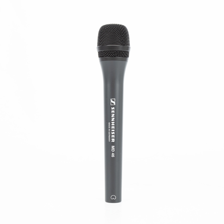 Sennheiser MD46 - Cardioid Handheld Dynamic ENG Microphone with 40-18,000 Hz Frequency Response