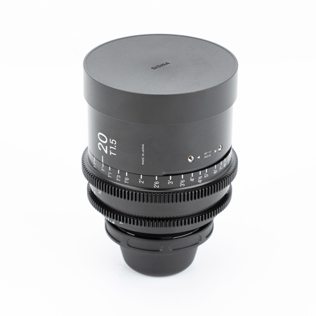 Sigma 20mm T1.5 FF High-Speed Prime Lens, (Feet), PL Mount