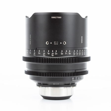 USED Sigma 20mm T1.5 FF High-Speed Prime Lens, (Feet), PL Mount