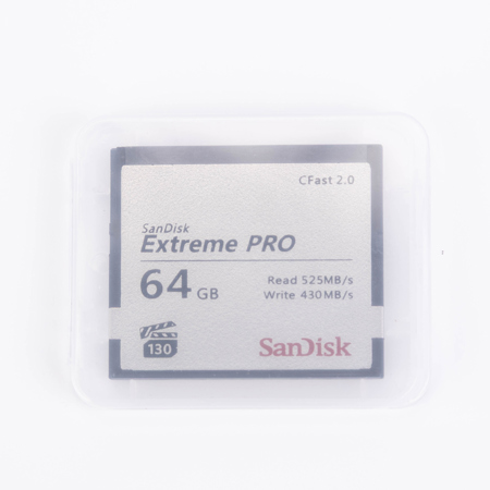 SanDisk Extreme PRO 64GB CFast 2.0 Memory Card, Up to 515MB/s Read, Up to 240MB/s Write Speed (Supports Blackmagic, Does Not Support Arri)