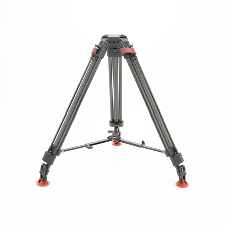 Sachtler Speed Lock 75 Carbon Fiber Tripod with Set Mid-Level Spreader 75, Supports 44 lbs., Max Height 57" #4589
