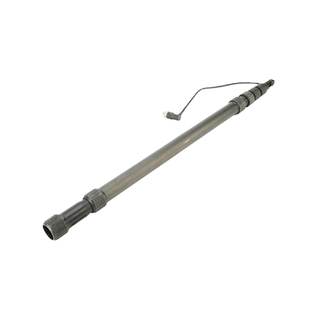 K-Tek 2'.3" to 8'.9" 5-Section Carbon Fiber Boom Pole with XLR Coiled Cable, Side Exit