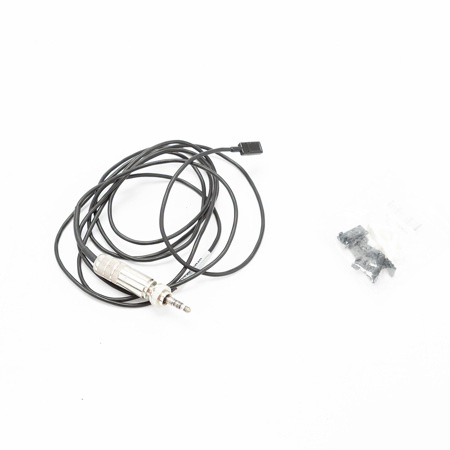 Countryman EMW Omnidirectional Lavalier Microphone with Shelved Frequency Response for Sennheiser Transmitters with a 1/8" (3.5mm) Mini Locking Connector (Black)