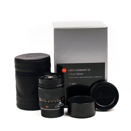 Leica 90mm f/2.4 Summarit-M 6-Bit Coded Lens for M System - Black