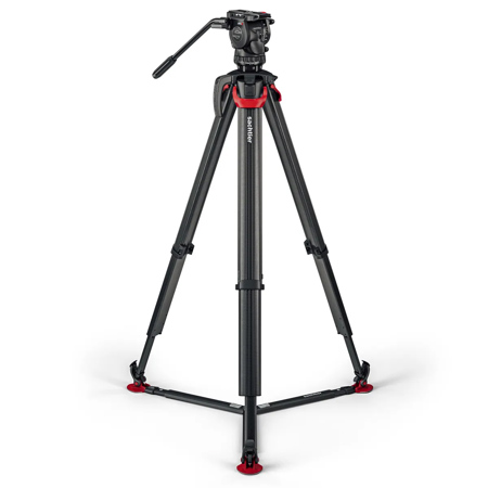 Sachtler aktiv6 Sideload Fluid Head System with flowtech75 Tripod & Ground Spreader