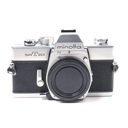Minolta SRT-201 SLR Camera Body, Chrome