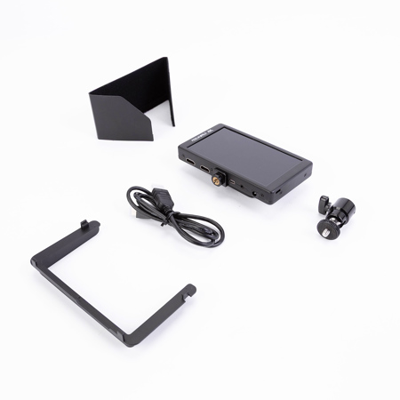 Feelworld F570 5.7" IPS Full HD On-Camera Monitor with Histogram & Focus Assist, 1920x1080, Support 4K HDMI Input/Output
