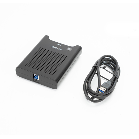 Sony USB 3.0 SxS Memory Card Reader/Writer, 440Mbps Read Speed, 350Mbps Write Speed