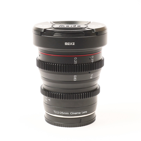Meike 25mm T2.2 Manual Focus Cinema Lens for Fujifilm X Mount