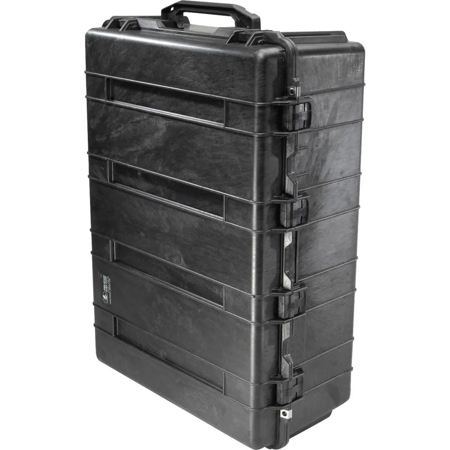 Pelican 1730 Watertight Transport Case with Wheels - without Foam Insert, Charcoal Black