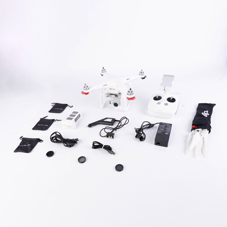 DJI Phantom 3 Professional Quadcopter Aircraft with 3-Axis Gimbal and UHD Video Camera, Remote Controller Included