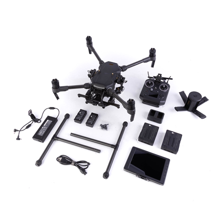 DJI Matrice 210 RTK-G Industrial Quadcopter with Built-In RTK Glonass, Dual and Top Mounted Gimbal Support