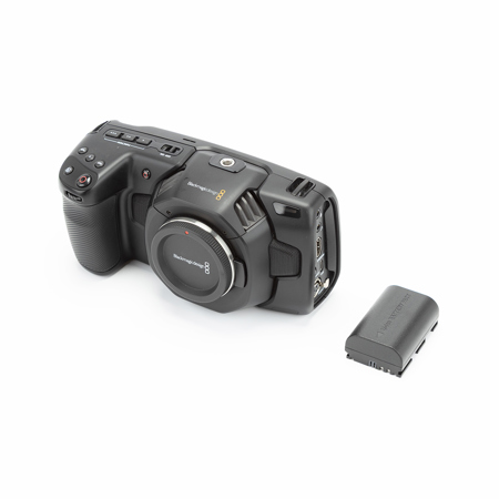 Blackmagic Design Pocket Cinema Camera 4K Body Only With Active Micro Four Thirds Lens Mount (No DaVinci Resolve Dongle)