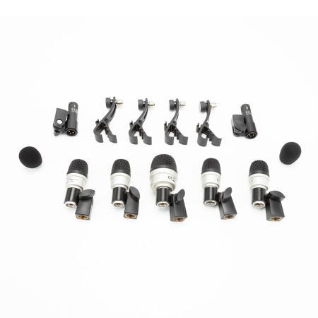 Behringer BC1200 Professional 7-Piece Drum Microphone Set for Studio and Live Applications