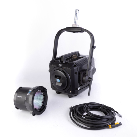 ARRI Orbiter Ultra-Bright Tunable Directional LED Light with 30 Degree Open Face Optics, Black, Edison, Manual