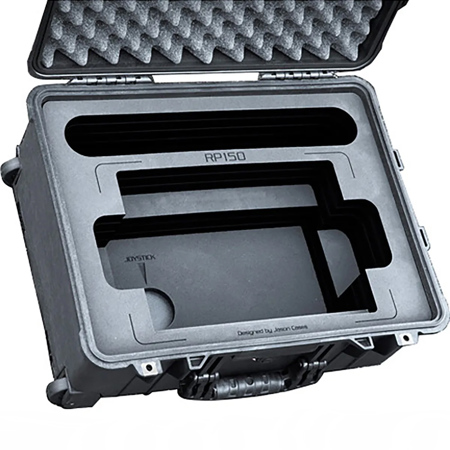 Jason Cases Wheeled Hard Case with Laser-Cut Foam for Panasonic AW-RP150 Controller