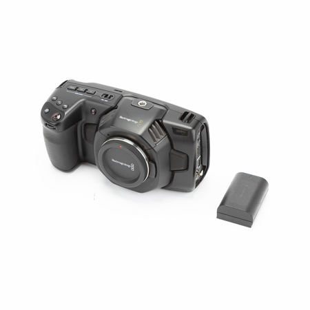 Blackmagic Design Pocket Cinema Camera 4K Body Only With Active Micro Four Thirds Lens Mount (No DaVinci Resolve Dongle)